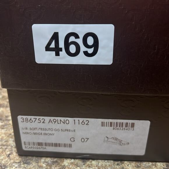 Gucci Flora Infinity Leather Low Top Sneakers Floral with Butterfly EU 38 US 8 - Picture 14 of 14